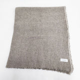 YAECA CONTEMPO 大判 ヤクストール マフラー 無地 ストール ベージュ レディース ヤエカコンテンポ【中古】5-1127T◎