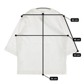 homspun 天竺六分袖Tシャツ 221-6370 サイズM Ｔシャツ カットソー ホワイト レディース ホームスパン【中古】5-0822S♪
