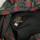 Needles H.D.Pant R/W Tulip Jacquard サイズ1 ヒザデルパンツ 定価40700円 25SS チャコールグレー レッド レディース ニードルス【中古】5-0902M♪
