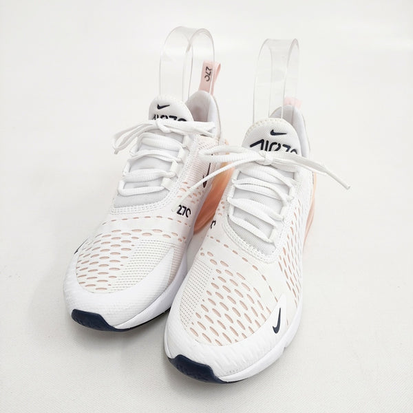 NIKE W AIR MAX 270 24cm スニーカー ホワイト ピンク レディース ナイキ【中古】5-1102G◎