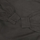 HYKE 202-12231 LONG-SLV TEE ボリュームスリーブ 長袖Ｔシャツ カットソー ロンＴ ブラック レディース ハイク【中古】5-1204M∞