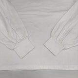 HYKE 202-12231 コットン 長袖Ｔシャツ カットソー ロンＴ ホワイト レディース ハイク【中古】5-1221M∞