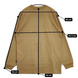 HYKE 221-12316 コットンナイロン CORDURA 長袖Ｔシャツ カットソー ロンＴ ベージュ レディース ハイク【中古】5-1204M∞