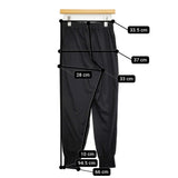 R&D.M.Co- センタープリーツスウェットパンツ ジャージー 5713 サイズS 定価31900円 ブラック レディース オールドマンズテーラー【中古】5-1031G♪