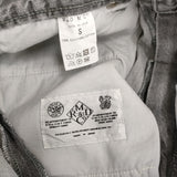 R&D.M.Co- ツイステッドデニムパンツ ラップ 定価42900円 サイズS デニムパンツ 24SS グレー レディース オールドマンズテーラー【中古】5-1031G♪