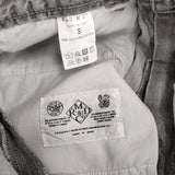 R&D.M.Co- ツイステッドデニムパンツ ラップ 定価42900円 サイズS デニムパンツ 24SS グレー レディース オールドマンズテーラー【中古】5-1031G♪