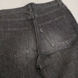 R&D.M.Co- テーパード ブラックデニム サイズS デニムパンツ ブラック レディース オールドマンズテーラー【中古】5-1031G♪