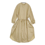 R&D.M.Co- バンドカラーシャツワンピ ワンピース ベージュ レディース オールドマンズテーラー【中古】5-1031M♪