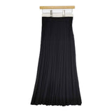 Graphpaper Satin Long Pleats Skirt 定価26000円 GL203-40006 サテン ロングスカート 20AW ブラック レディース グラフペーパー【中古】5-1127M∞