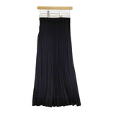 Graphpaper Satin Long Pleats Skirt 定価26000円 GL203-40006 サテン ロングスカート 20AW ブラック レディース グラフペーパー【中古】5-1127M∞