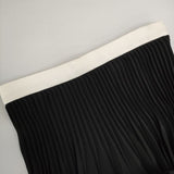 Graphpaper Satin Long Pleats Skirt 定価26000円 GL203-40006 サテン ロングスカート 20AW ブラック レディース グラフペーパー【中古】5-1127M∞