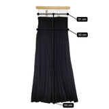Graphpaper Satin Long Pleats Skirt 定価26000円 GL203-40006 サテン ロングスカート 20AW ブラック レディース グラフペーパー【中古】5-1127M∞