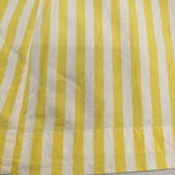 BONJIA ボンジア 作家もの ストライプ フリル ワンピース イエロー ホワイト レディース【中古】6-0301M∞