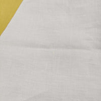 Rainbowfam 作家もの リネン ノースリーブ ワンピース イエロー ホワイト レディース レインボーファム【中古】5-0822S♪