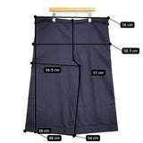 DANIELA GREGIS ウールドローストリングワイドパンツ イージー パンツ ネイビー レディース ダニエラグレジス【中古】5-1128T♪