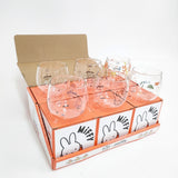 miffy ミッフィー 未使用品 ミニグラス6個セット SIPTEA 1011 台湾限定 グラス クリア レディース【中古】5-1018G◎