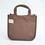 miffy ミッフィー 未使用品 ホルダー付きサガラ刺繍 トートバッグ ブラウン レディース【中古】5-1018G◎