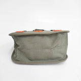 miffy ミッフィー 未使用品 ブラックベア ホルダー付きサガラ刺繍 トートバッグ カーキ レディース【中古】5-1018G◎