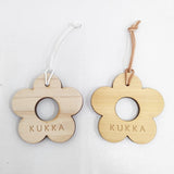 ビヨルク 未使用品 KUKKA 天然木キーホルダー10個セット インテリアその他 ベージュ レディース【中古】5-1018G◎