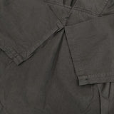 veritecoeur VC-1548 コットン Vネック ワイド ブラウス シャツ ブラック レディース ヴェリテクール【中古】5-1217M∞