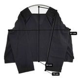 veritecoeur VC-1548 コットン Vネック ワイド ブラウス シャツ ブラック レディース ヴェリテクール【中古】5-1217M∞