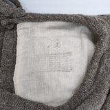 veritecoeur ウール バックリボン 五分袖 チュニック ベージュ レディース ヴェリテクール【中古】5-1025T∞