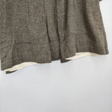 veritecoeur ウール バックリボン 五分袖 チュニック ベージュ レディース ヴェリテクール【中古】5-1025T∞