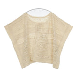 nest Robe コットン レース カーディガン 01111-2011 ベスト ベージュ レディース ネストローブ【中古】6-0301M∞