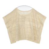 nest Robe コットン レース カーディガン 01111-2011 ベスト ベージュ レディース ネストローブ【中古】6-0301M∞
