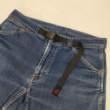 Gramicci Mt.Design 3776別注 クライミングパンツ デニムパンツ ブルー メンズ グラミチ【中古】5-1204G∞