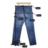 Gramicci Mt.Design 3776別注 クライミングパンツ デニムパンツ ブルー メンズ グラミチ【中古】5-1204G∞