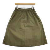 MHL. 595-8132502 コットン ギャザー スカート カーキ レディース エムエイチエル【中古】5-1218M∞