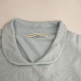 GRANDMA MAMA DAUGHTER ウール 丸襟 セーター ニット ライトブルー レディース グランマママドーター【中古】5-1025T∞