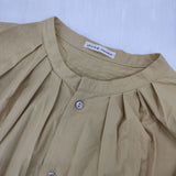 nume コットン シャツワンピース NFOP-2080A ベルト付き ワンピース イエロー レディース ヌメ【中古】5-1207M∞