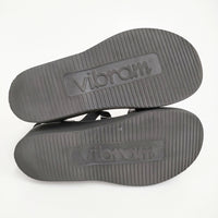 FOOTWORKS フットワークス Sandals_Smooth Leather 定価57200円 レザーサンダル サイズ23cm サンダル ブラック レディース【中古】5-0829S♪