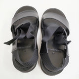 FOOTWORKS フットワークス Sandals_Smooth Leather 定価57200円 レザーサンダル サイズ23cm サンダル ブラック レディース【中古】5-0829S♪