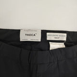 YAECA 15609 ナイロンイージー ストレッチ パンツ ブラック レディース ヤエカ【中古】5-1025G∞