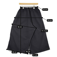 Gramicci URBAN RESEARCH別注 定価14300円 LP5-S2068 サイズM ガウチョパンツ 25SS ブラック レディース グラミチ【中古】5-0902M♪