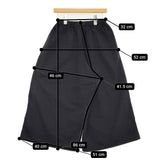 Gramicci URBAN RESEARCH別注 定価14300円 LP5-S2068 サイズM ガウチョパンツ 25SS ブラック レディース グラミチ【中古】5-0902M♪