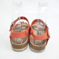 BIRKENSTOCK BRAZIL BF Mohn 24cm 37 アンクルベルト サンダル オレンジ レディース ビルケンシュトック【中古】5-0828S◎