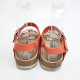 BIRKENSTOCK BRAZIL BF Mohn 24cm 37 アンクルベルト サンダル オレンジ レディース ビルケンシュトック【中古】5-0828S◎