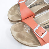 BIRKENSTOCK BRAZIL BF Mohn 24cm 37 アンクルベルト サンダル オレンジ レディース ビルケンシュトック【中古】5-0828S◎