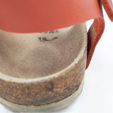 BIRKENSTOCK BRAZIL BF Mohn 24cm 37 アンクルベルト サンダル オレンジ レディース ビルケンシュトック【中古】5-0828S◎