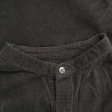 ICHI コーデュロイ シャツワンピ コットン ワンピース ブラック レディース イチ【中古】5-1225T∞