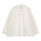 オオカミとフクロウ portom20124 オオカミとハリネズミのルージュ コットン プルオーバー ブラウス シャツ オフホワイト レディース オオカミとフクロウ【中古】5-1215M∞