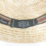 WILLY'S PARIS フランス製 カンカン帽 麦わら帽子 ハット ベージュ レディース ウィリーズ【中古】5-0828M◎