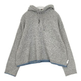 Vm VKPO-3834C ウールニット フードプルオーバー 定価26400円 パーカー 23AW グレー レディース ヴーム【中古】5-1025T∞