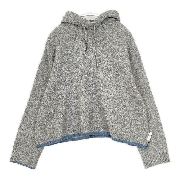 Vm VKPO-3834C ウールニット フードプルオーバー 定価26400円 パーカー 23AW グレー レディース ヴーム【中古】5-1025T∞