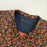 Pal'las Palace FOP24430D ビエラ木春菊柄ワンピース 総柄 プルオーバー ドレス ワンピース オレンジ ネイビー レディース パラスパレス【中古】5-1204M∞