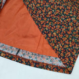 Pal'las Palace FOP24430D ビエラ木春菊柄ワンピース 総柄 プルオーバー ドレス ワンピース オレンジ ネイビー レディース パラスパレス【中古】5-1204M∞